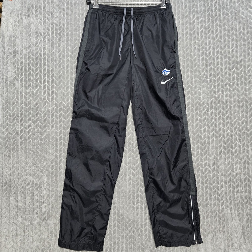 Nike Pants Women Small Zoom Running Nylon Zip Pockets Lightweight Black Wildcats